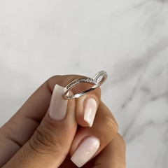 anillo medio sin fin (Cod an584) - comprar online