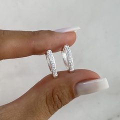Argollas diseño con cubics (Cod ar881) - comprar online