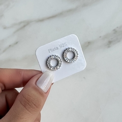 aros circulo con cubics carre (Cod Ar766)
