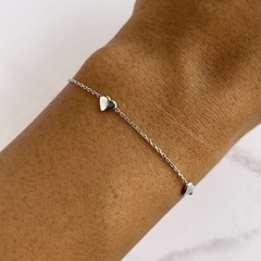 pulsera con corazones (cod p177) - comprar online