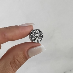 Dije estilo Pandora árbol de la vida con cubics (Cod di185)