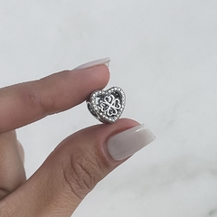 Dije corazon y trebol con cubics (Cod Di187)