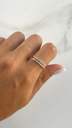 anillo regulable con cubics (Cod an522) - comprar online