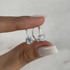 aros brisura con cubics (cod ar899) - comprar online