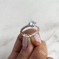 anillo medio sin fin centro cubic (Cod an647) en internet