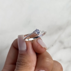 anillo medio sin fin centro cubic (Cod an650) en internet