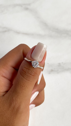 anillo solitario (cod an529) - comprar online