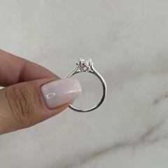 anillo medio sin fin centro cubic (Cod an834) - comprar online