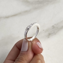 anillo medio sin fin (Cod an657) - ANDREOLI JOYERIA 