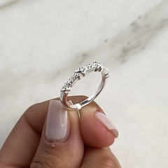 anillo medio sin fin (cod an661) - ANDREOLI JOYERIA 