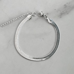 Pulsera de acero blanco (Cod P286) - comprar online