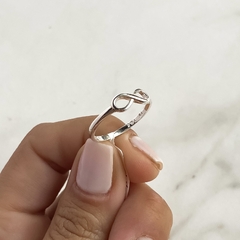 anillo con infinito (cod an669) - comprar online