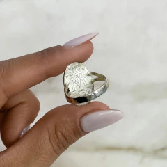 anillo medalla milagrosa plata y oro (Cod An1169) en internet