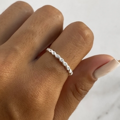 anillo medio sin fin con cubics (cod an547)