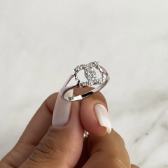 anillo chanel con cubics (cod an570) - comprar online