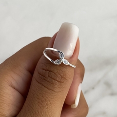 anillo con cubics (cod an567) - comprar online