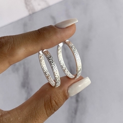 argollas facetadas (cod ar671)