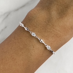 pulsera con cubics (cod p237) - comprar online