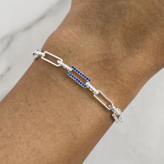 pulsera con cubics multicolor (cod p244) en internet