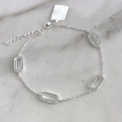 pulsera con cubics (cod p243) - comprar online