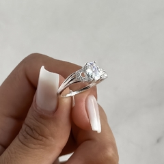 Anillo centro cubic diseño (Cod an765) en internet