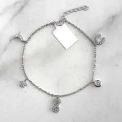 pulsera multidijes con cubics (cod p245)