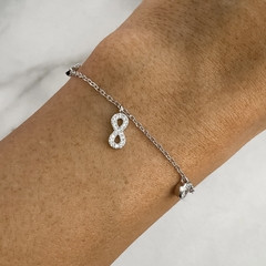 pulsera multidijes con cubics (cod p245) - comprar online