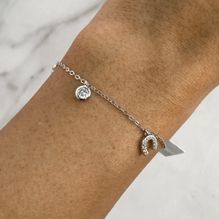 pulsera multidijes con cubics (cod p245) en internet