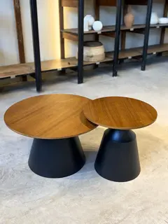 Set Mesitas Mistura Walnut - PROYECTO INTERIOR