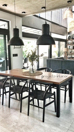Silla Wishbone Negra Total Black - PROYECTO INTERIOR