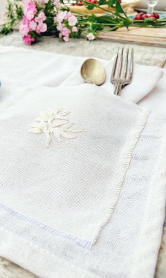 INDIVIDUAL LINO CON BOLSILLO - tienda online