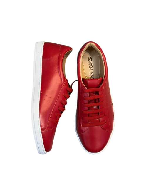 Tênis casual Couro Elástico