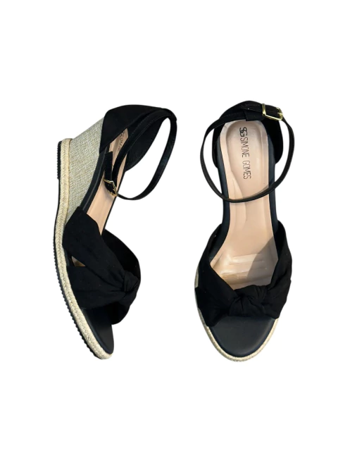 Sandália Anabela com Nó