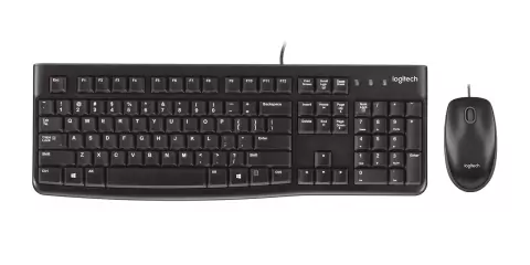 Kit Teclado e Mouse Logitech MK120 USB Preto, 920-004429