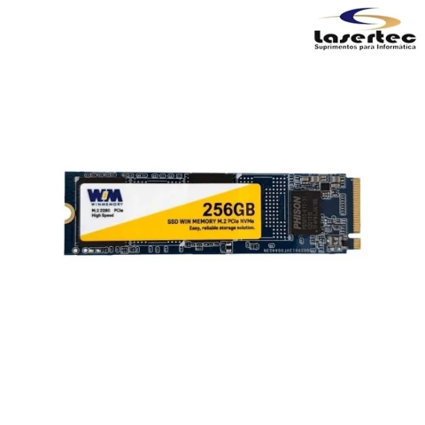 SSD WINMEMORY 256GB M.2 2280 NVME PCIE 3.0 LEITURA 2500MB/S GRAVACAO 2100MB/S