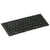 O teclado está isolado em um fundo branco e parece ter um layout padrão QWERTY com uma linha numérica na parte superior e teclas de função. Esta imagem pode ser relevante para pesquisas relacionadas a peças de computador, reparo de laptops, dispositivos p