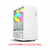 Gabinete Game MT-G200WH Branco Com 3 coolers fans C3Tech, Suporta Placa de Vídeo Até 28cm, Compatível c/ Water Cooler