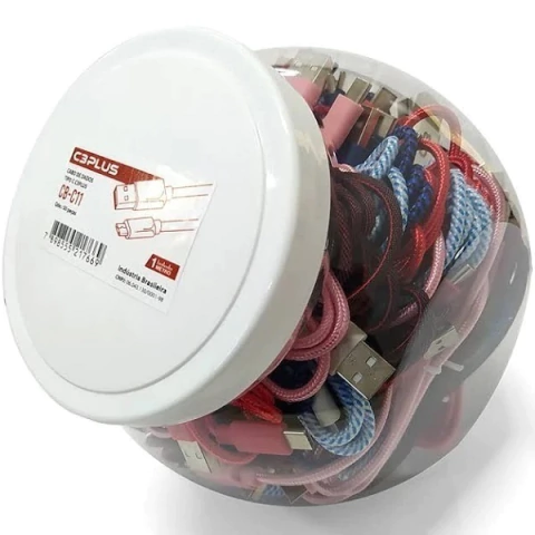 CABO USB-USB C 1M 2A CB-C11 C3P (C/50PC) - VENDA VAREJO