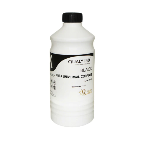 TINTA PARA IMPRESSORAS EPSON QUALY INK CORANTE - PRETA FRASCO DE UM LITRO L-SERIES BC3E-1509