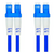 CORDAO OPTICO DUPL 2MM SM 9/125, LC(UPC)/LC(UPC) 2.5 MT, AZUL FIBER OPTIC - comprar online