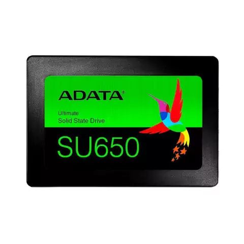 SSD SATA Adata SU650, 240GB, 2.5", Leitura: 520MB/s e Gravação: 450MB/s, Preto - ASU650SS-240GT-R
