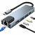 Adaptador Hub AU-590 Usb C 5 Em 1 Hdmi, 2 x USB 3.0 , Usb-c, Lan