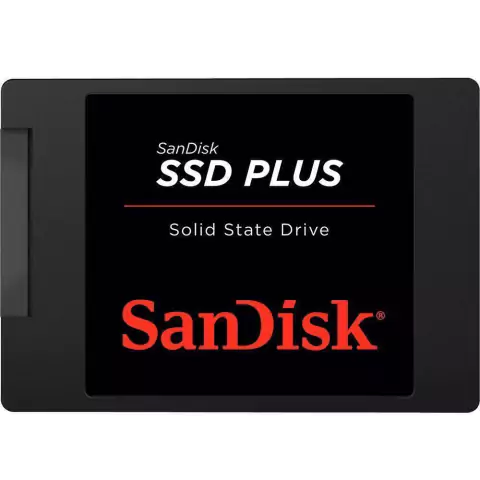 SSD SanDisk Plus, 1TB, Sata III, Leitura 535MB/s e Gravação 350MB/s, SDSSDA-1T00-G27