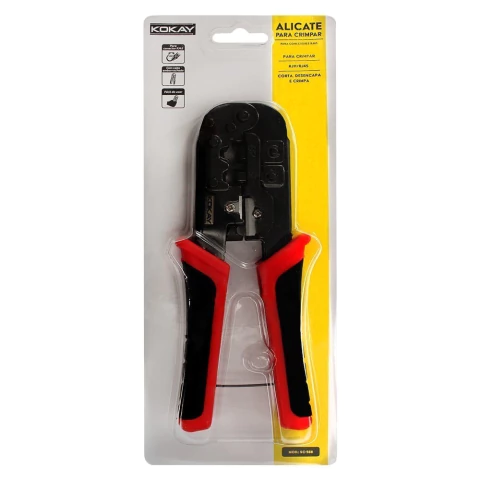 ALICATE P/ CRIMPAR RJ11 / RJ45 - SC-568 KOKAY