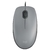Mouse com fio USB Logitech M110 com Clique Silencioso, Design Ambidestro e Facilidade Plug and Play, Cinza - 910-006757