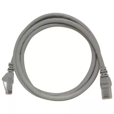 PATCH CORD CFTV 1,5 MT CAT 5 RJ45/RJ45 PVC CINZA SECLAN