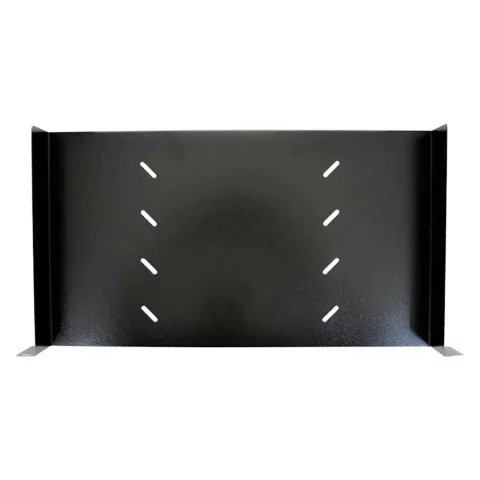 BANDEJA FRONTAL FIXA PARA RACK PADRAO 19'' 1U X 250 MM PRETO