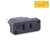 Pino Adaptador Chato p/ Tomada Preto Forceline