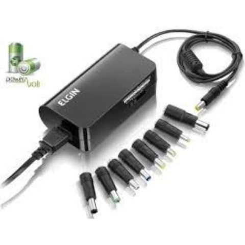 Fonte Universal p/Notebook Elgin 90W c/9 Conectores