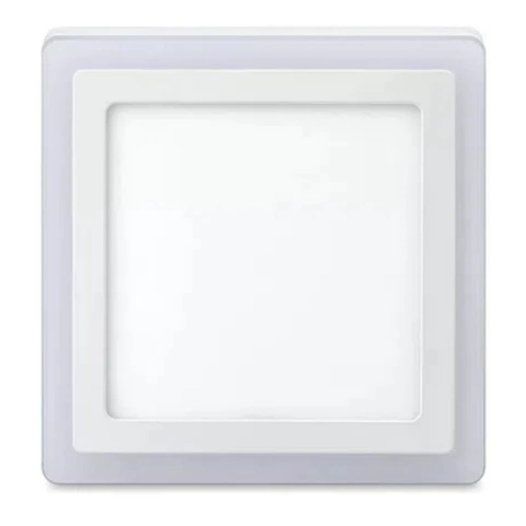 Luminária Led Elgin Quadrada de Sobrepor 18W - Branca Morna